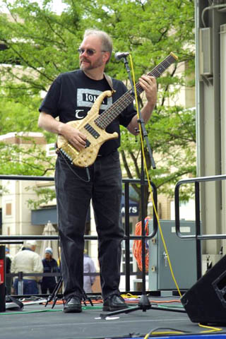 Chuck Lawhorn playing Bass.